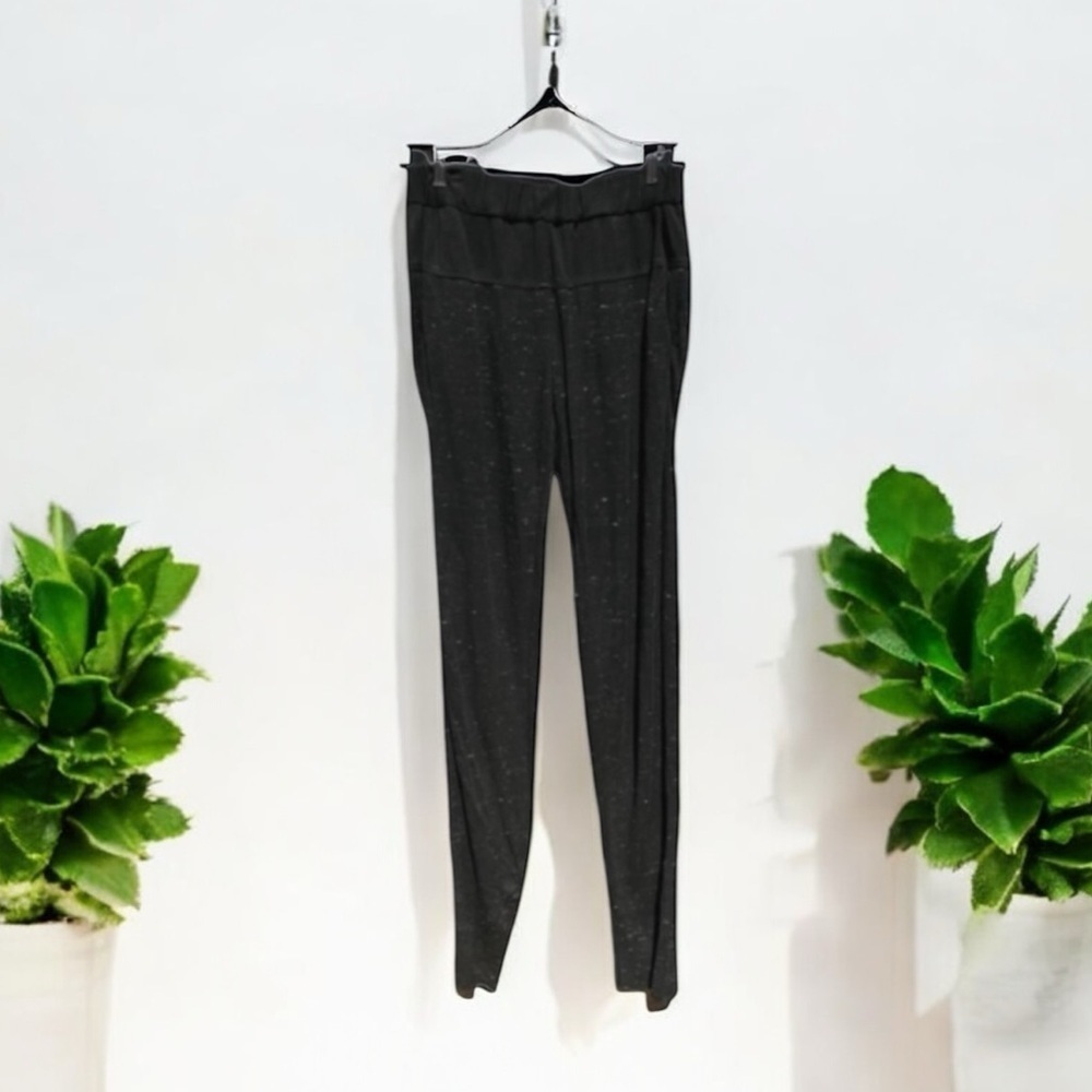 🌻Aritzia Le Fou WILFRED Black Heathered Slouch Elastic Waist Joggers Size 2